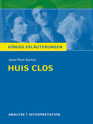 cover image of Huis clos (Geschlossene Gesellschaft) von Jean-Paul Sartre.